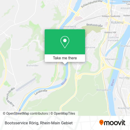Карта Bootsservice Rörig