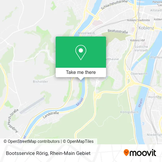 Карта Bootsservice Rörig