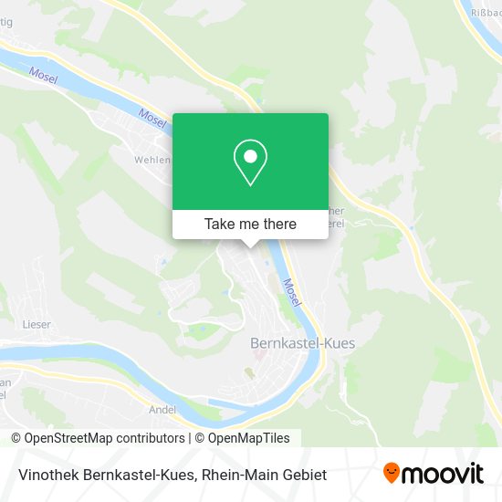 Карта Vinothek Bernkastel-Kues
