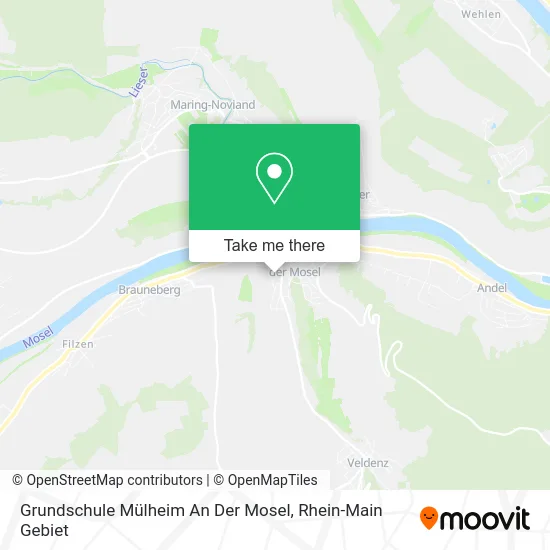 Карта Grundschule Mülheim An Der Mosel