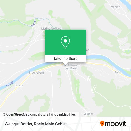 Карта Weingut Bottler