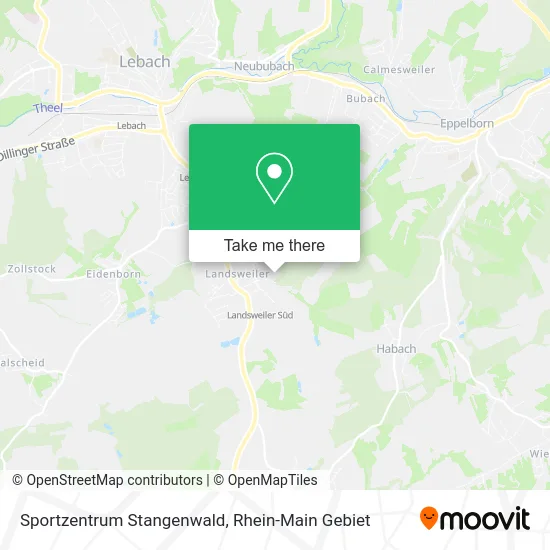 Карта Sportzentrum Stangenwald