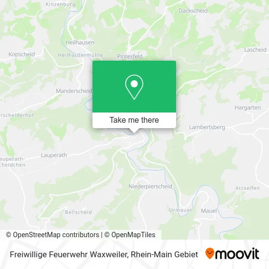 Карта Freiwillige Feuerwehr Waxweiler