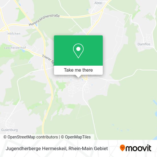 Карта Jugendherberge Hermeskeil