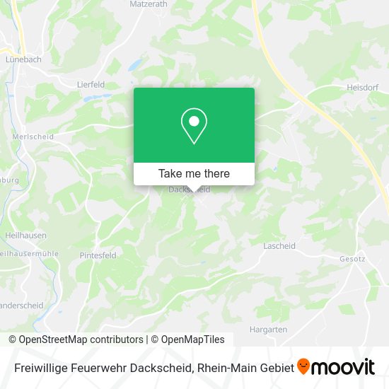 Карта Freiwillige Feuerwehr Dackscheid