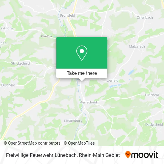 Карта Freiwillige Feuerwehr Lünebach