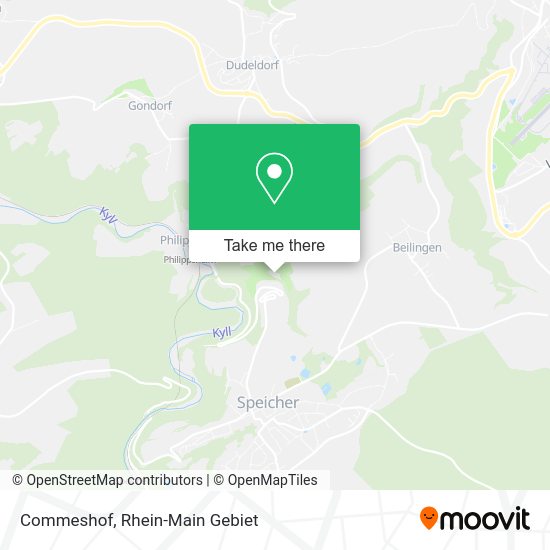 Commeshof map