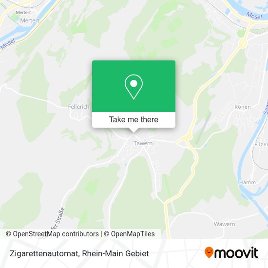 Карта Zigarettenautomat