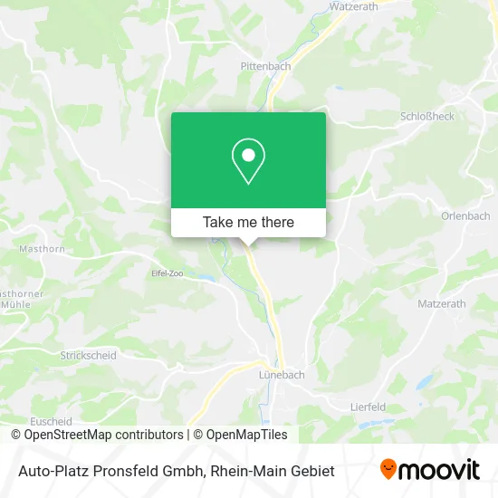 Карта Auto-Platz Pronsfeld Gmbh