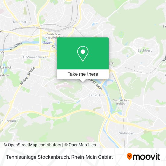 Карта Tennisanlage Stockenbruch