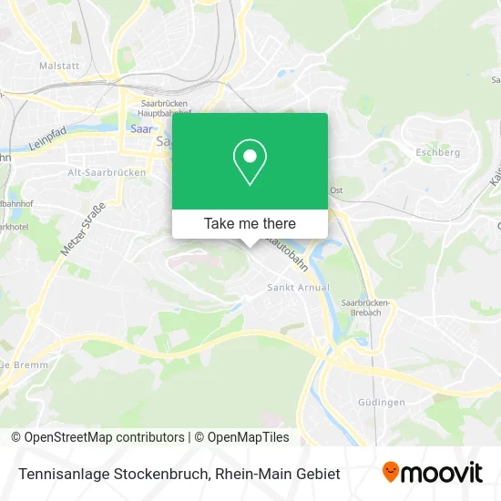Карта Tennisanlage Stockenbruch