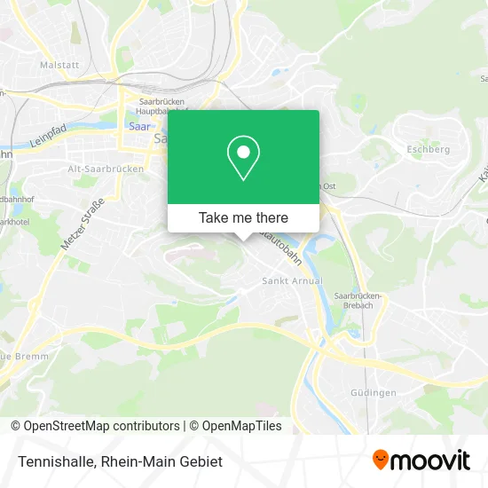 Карта Tennishalle