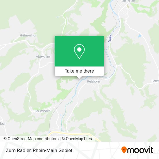 Карта Zum Radler