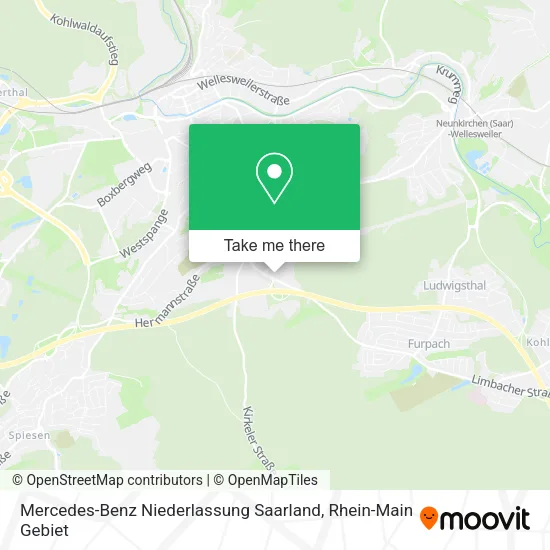 Карта Mercedes-Benz Niederlassung Saarland