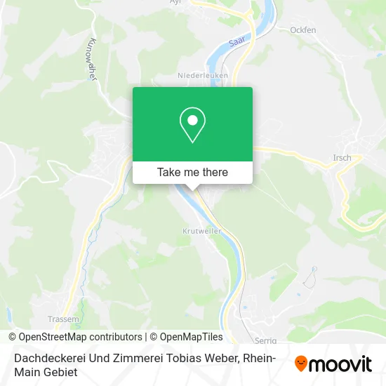 Карта Dachdeckerei Und Zimmerei Tobias Weber