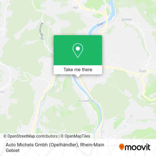 Карта Auto Michels Gmbh (Opelhändler)