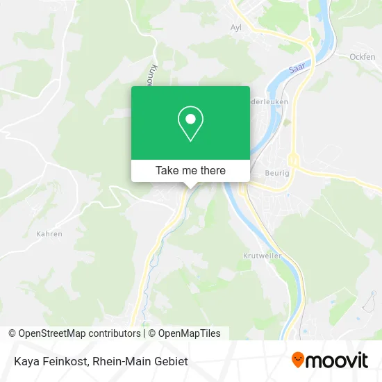 Карта Kaya Feinkost