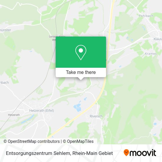 Карта Entsorgungszentrum Sehlem