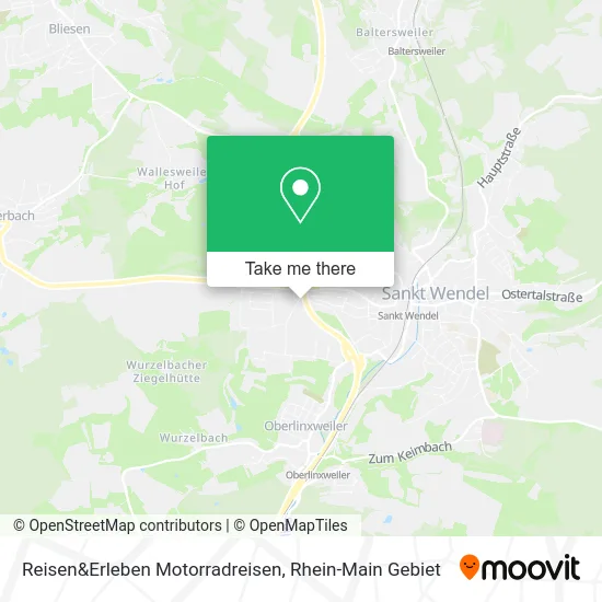Карта Reisen&Erleben Motorradreisen
