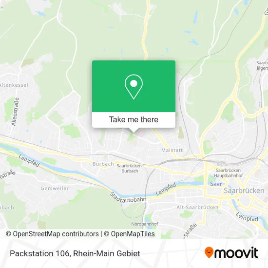 Карта Packstation 106