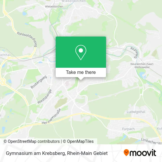 Карта Gymnasium am Krebsberg