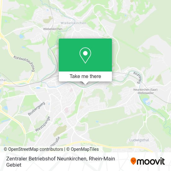 Карта Zentraler Betriebshof Neunkirchen