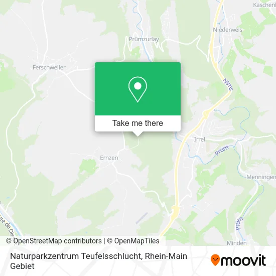 Карта Naturparkzentrum Teufelsschlucht