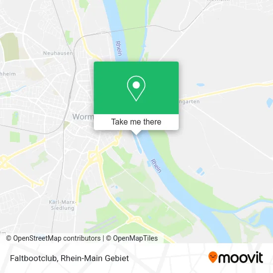 Карта Faltbootclub