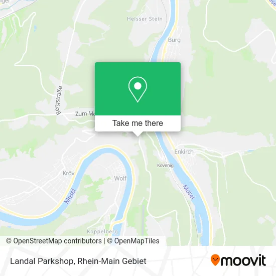 Карта Landal Parkshop