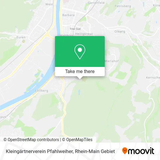 Карта Kleingärtnerverein Pfahlweiher