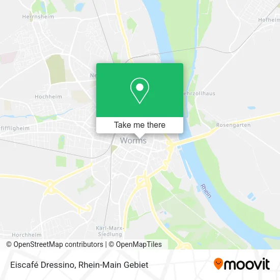 Карта Eiscafé Dressino