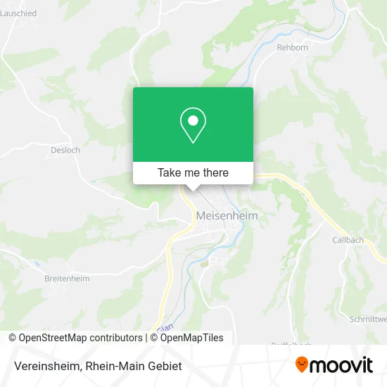 Карта Vereinsheim