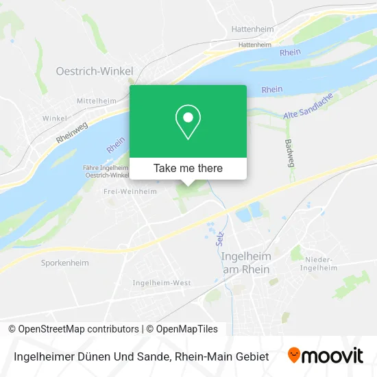Карта Ingelheimer Dünen Und Sande