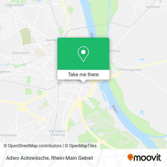 Карта Adwo Autowäsche