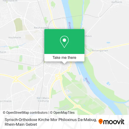 Карта Syrisch-Orthodoxe Kirche Mor Philoxinus Da-Mabug