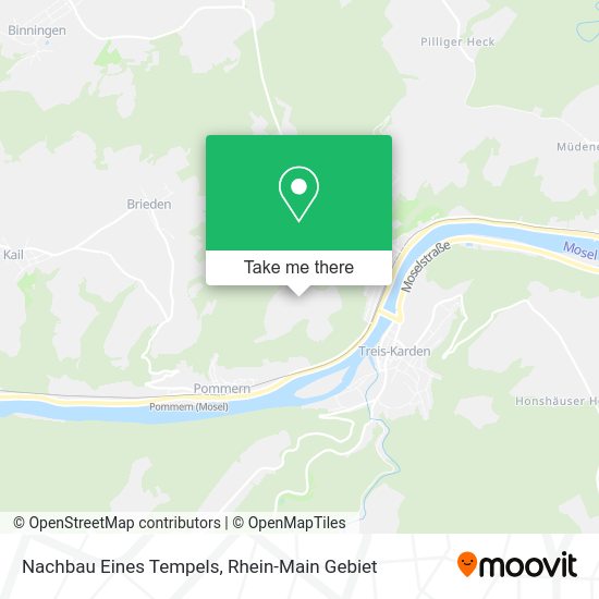 Карта Nachbau Eines Tempels