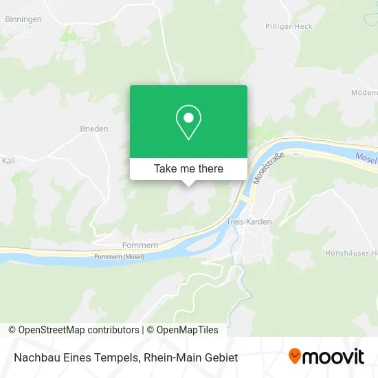 Карта Nachbau Eines Tempels