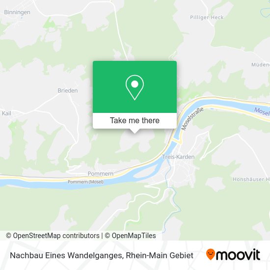Карта Nachbau Eines Wandelganges