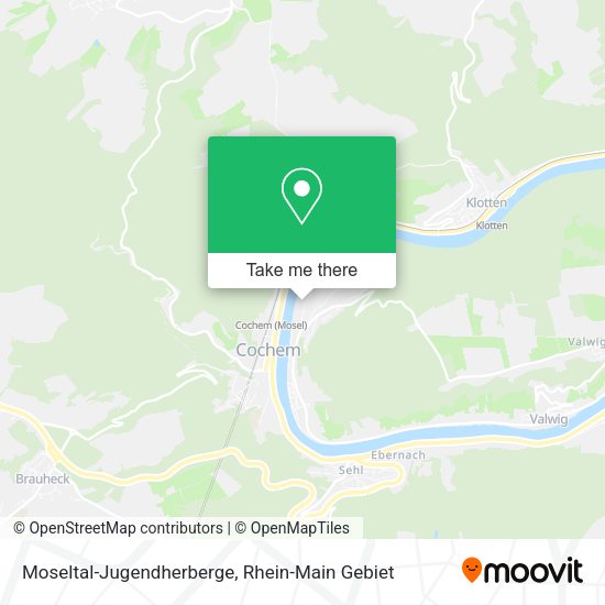 Карта Moseltal-Jugendherberge