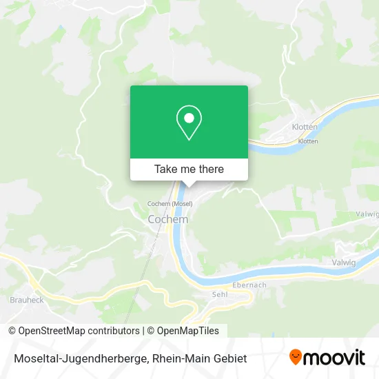Карта Moseltal-Jugendherberge