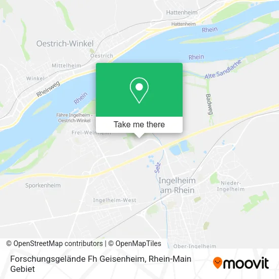 Forschungsgelände Fh Geisenheim map
