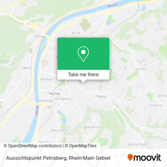 Карта Aussichtspunkt Petrisberg