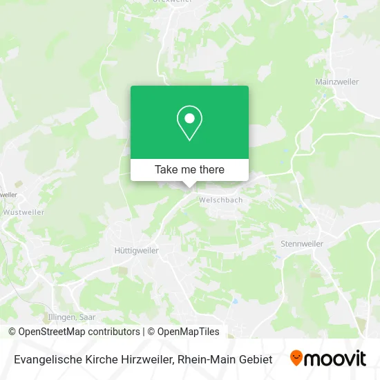Карта Evangelische Kirche Hirzweiler