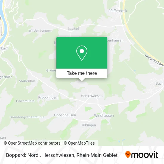 Карта Boppard: Nördl. Herschwiesen