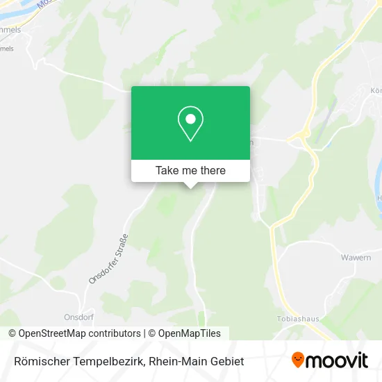 Карта Römischer Tempelbezirk