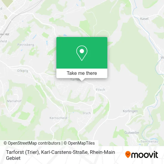 Карта Tarforst (Trier), Karl-Carstens-Straße