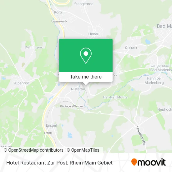 Карта Hotel Restaurant Zur Post