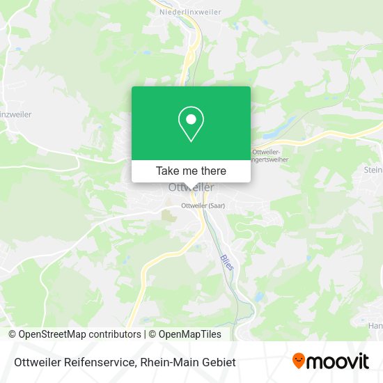Карта Ottweiler Reifenservice