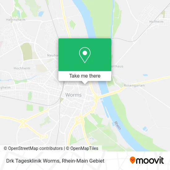Карта Drk Tagesklinik Worms