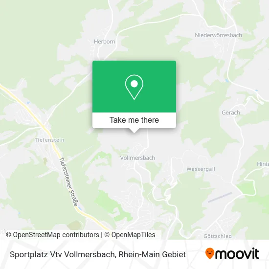 Карта Sportplatz Vtv Vollmersbach